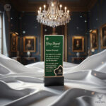 SILVER ALUMINIUM METAL PLAQUE