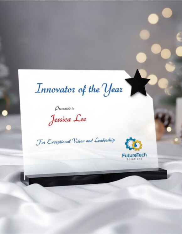 Star of the Month Award Plaque