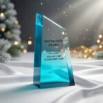 multi color UV printed crystal finish mementos