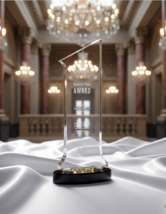 Custom Laser Engraved Acrylic Recognition Memento