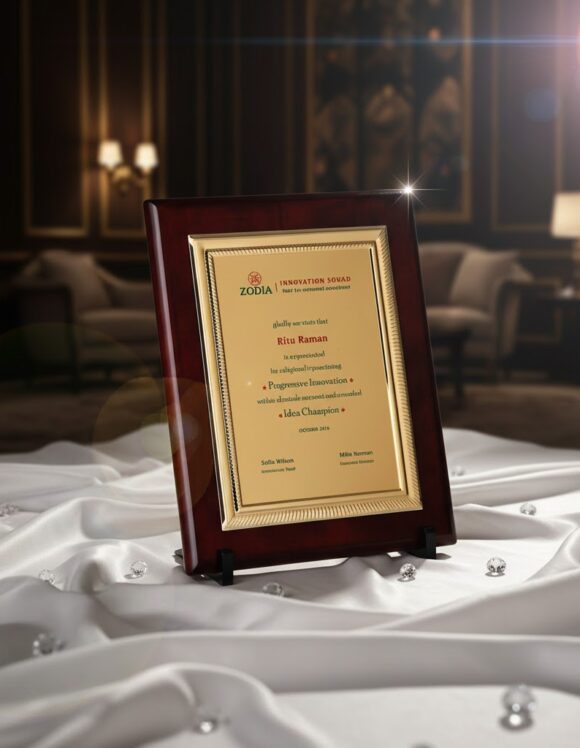 Custom Wooden Plaque Memento