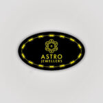 UV Printed Oval Name Badge