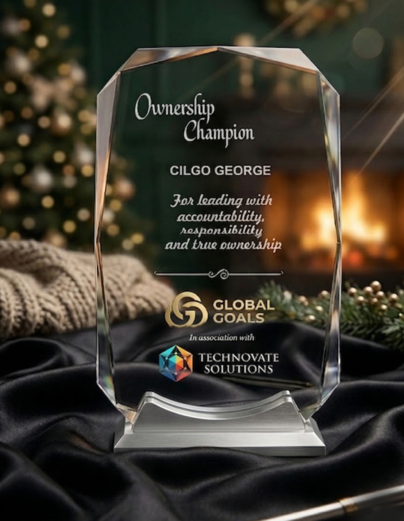 Crystal Award with UV Print