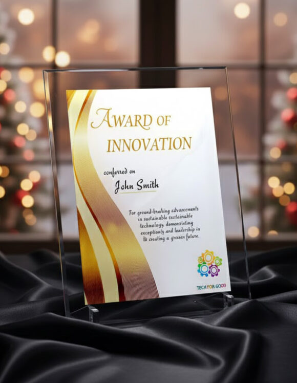 Premium Acrylic Printed Certificate