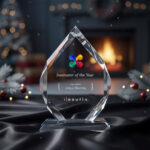Premium Imported Crystal Recognition Trophy for Corporate Excellence and Employee Achievement Awards